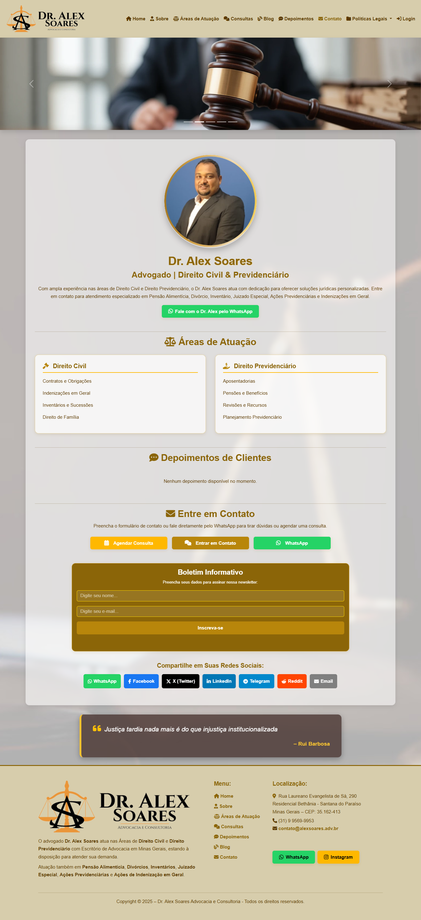 Dr. Alex Soares - Advocacia e Consultoria